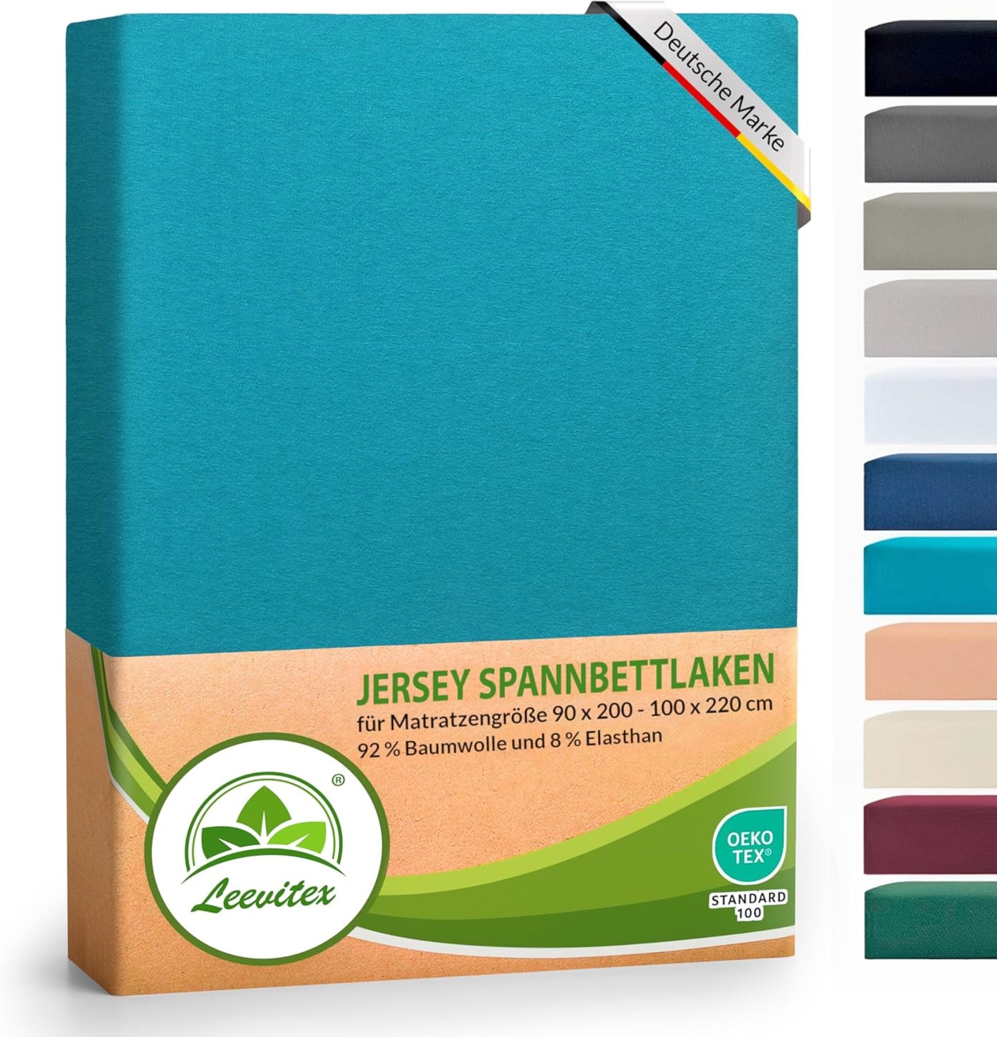 Spannbettlaken für Boxspringbetten 90x200 bis 100x220 cm