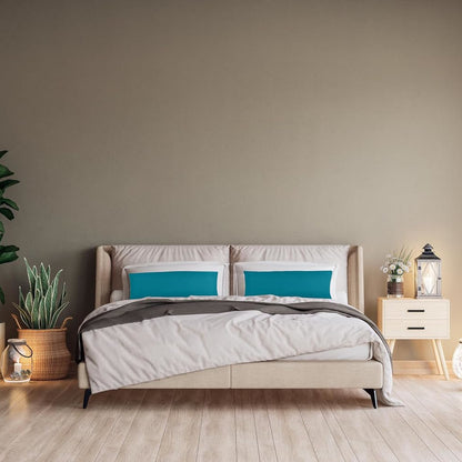 Kissenbezüge 2er Set 40x80 cm - 100% Baumwolle, stilvoll und gemütlich