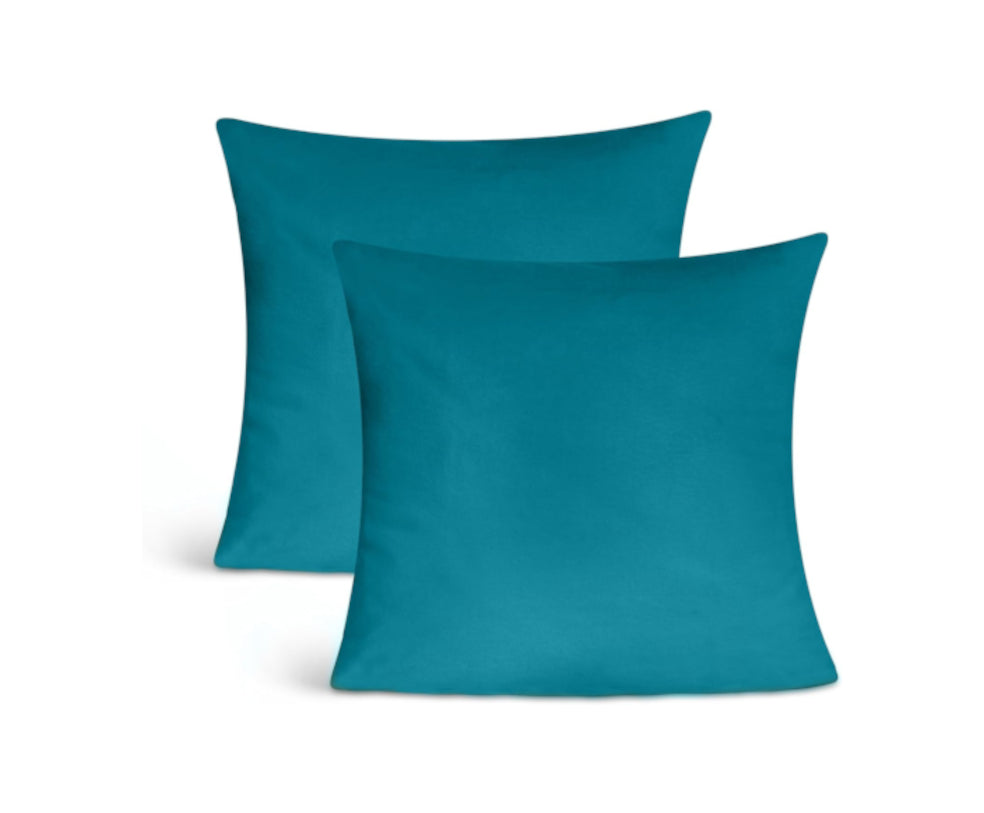 Kissenbezüge 2er Set 80x80 cm - 100% Baumwolle, stilvoll und gemütlich