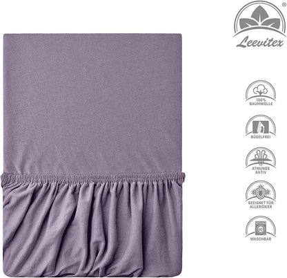 Topper Spannbettlaken 90x200 bis 100x200 / 220 cm