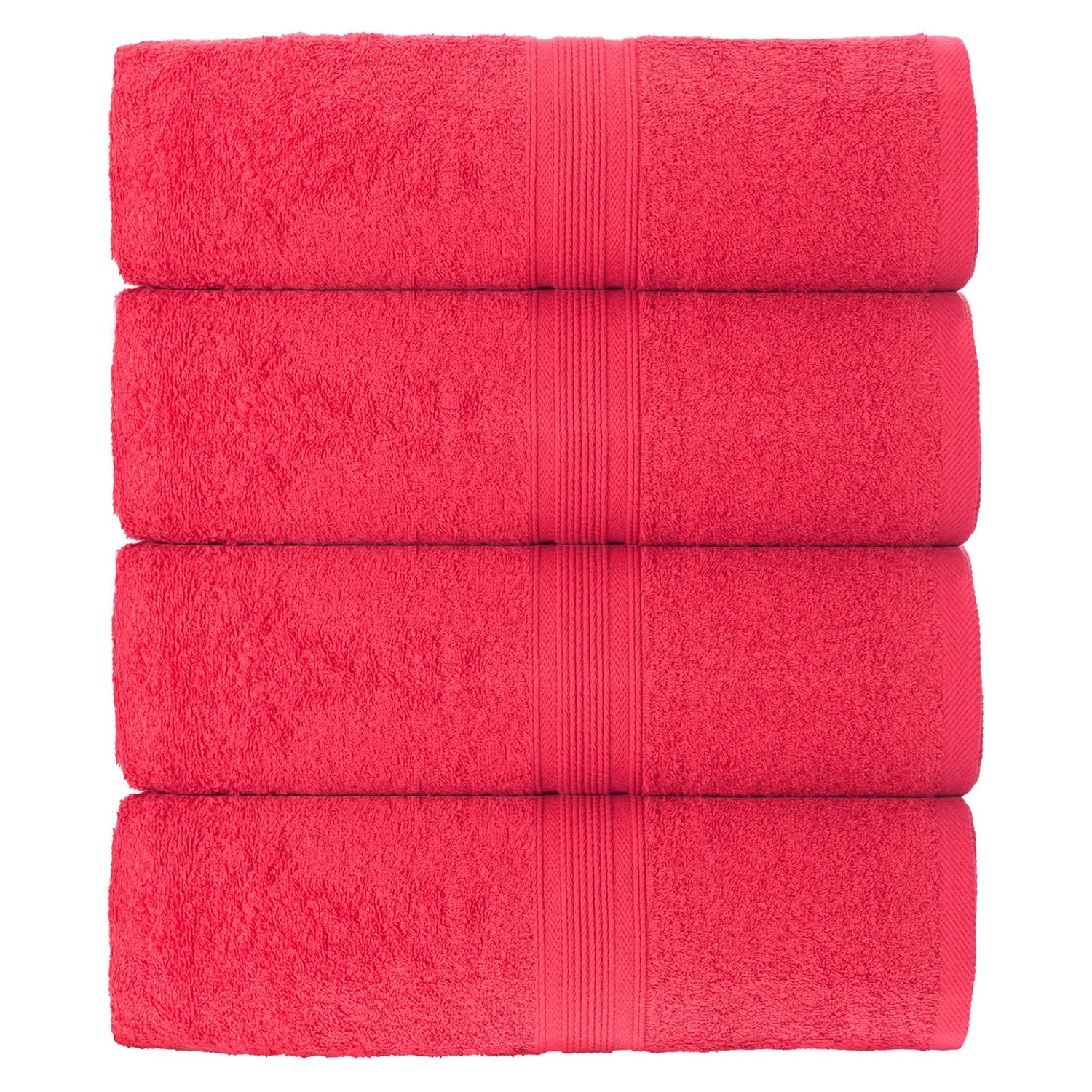 Handtücher von Leevitex – 4er Set, 100% Baumwolle, 50 x 100 cm, weich und saugfähig