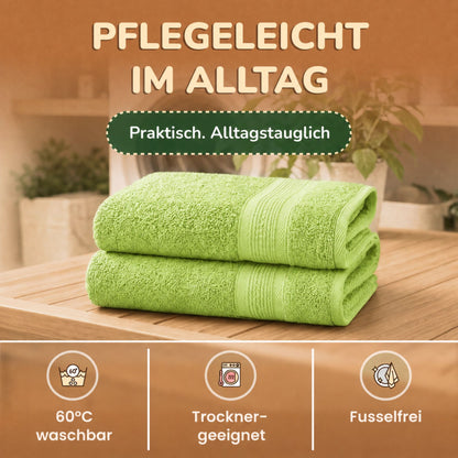 Saunatücher aus 100% Baumwolle im 1er Set – 80 x 200 cm, weich und saugfähig