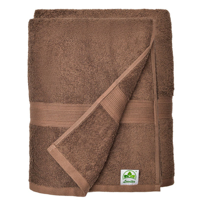 Saunatücher aus 100% Baumwolle im 2er Set – 80 x 200 cm, weich und saugfähig