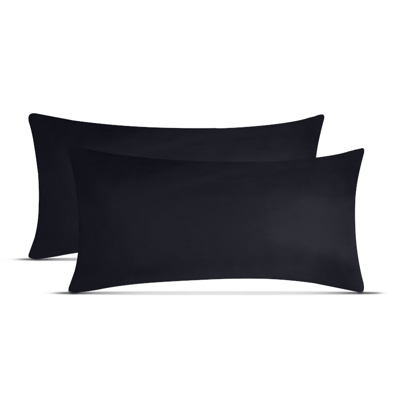 Kissenbezüge 2er Set 40x80 cm - 100% Baumwolle, stilvoll und gemütlich