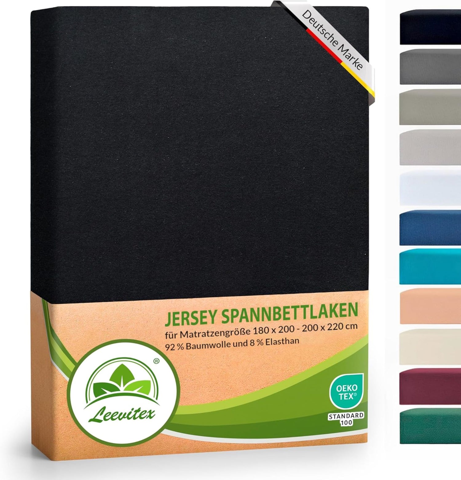 Spannbettlaken für Boxspringbetten 180x200 bis 200x220 cm