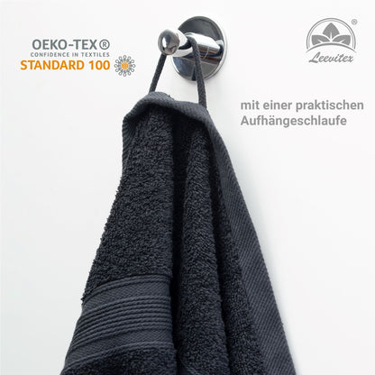 Saunatücher aus 100% Baumwolle im 1er Set – 80 x 200 cm, weich und saugfähig