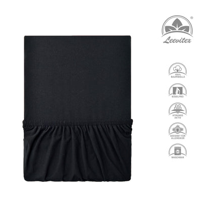 Topper Spannbettlaken 90x200 bis 100x200 / 220 cm