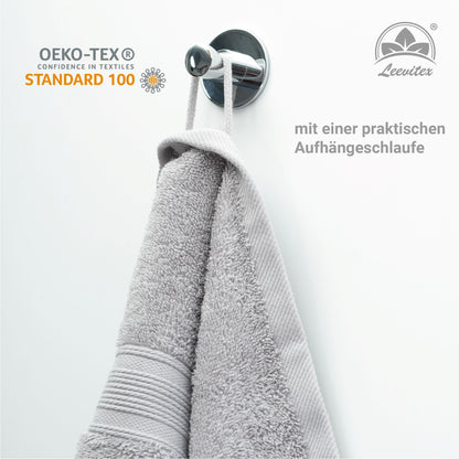 Saunatücher aus 100% Baumwolle im 1er Set – 80 x 200 cm, weich und saugfähig