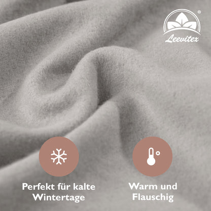 Winterspannbettlaken für 90x200 bis 100x200 cm