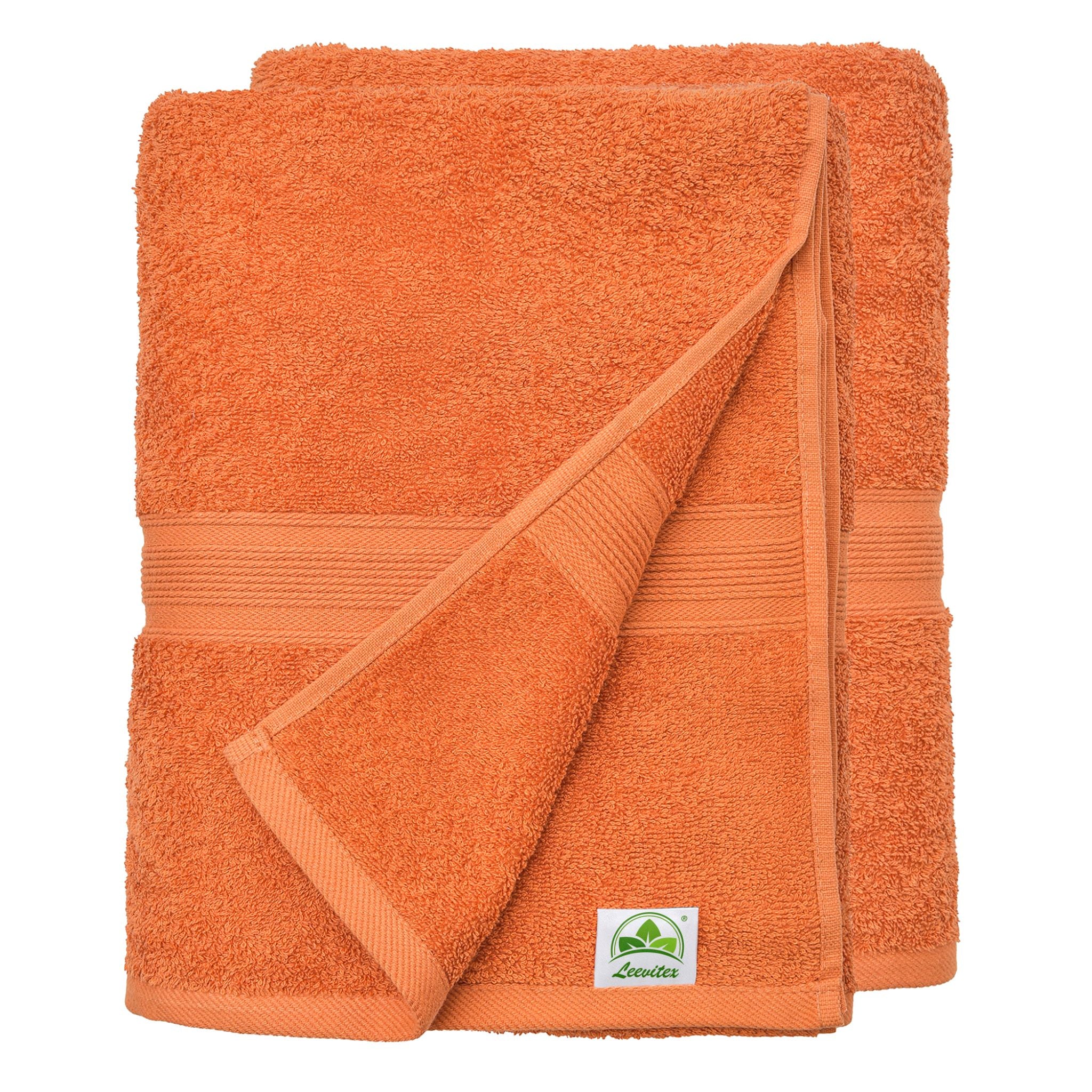 Saunatücher aus 100% Baumwolle im 2er Set – 80 x 200 cm, weich und saugfähig