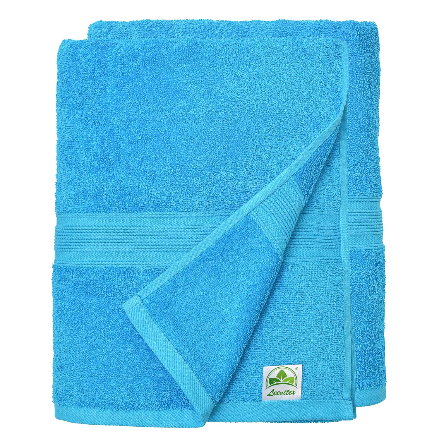 Saunatücher aus 100% Baumwolle im 2er Set – 80 x 200 cm, weich und saugfähig
