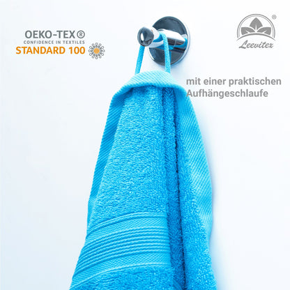 Saunatücher aus 100% Baumwolle im 1er Set – 80 x 200 cm, weich und saugfähig