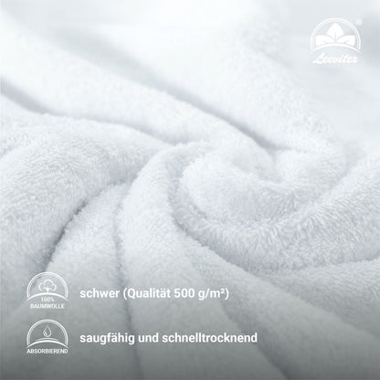 Duschtücher im 2er Set – 100% Baumwolle, 70 x 140 cm, weich und saugfähig