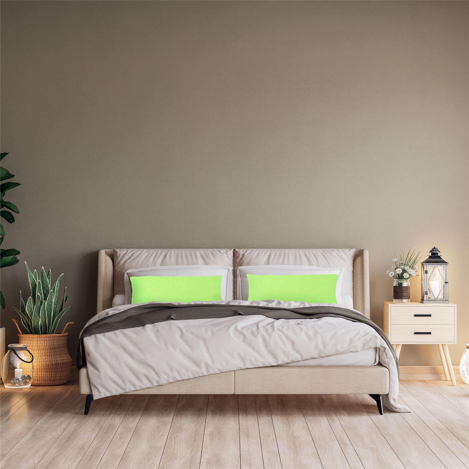 Kissenbezüge 2er Set 40x145 cm - 100% Baumwolle, stilvoll und gemütlich