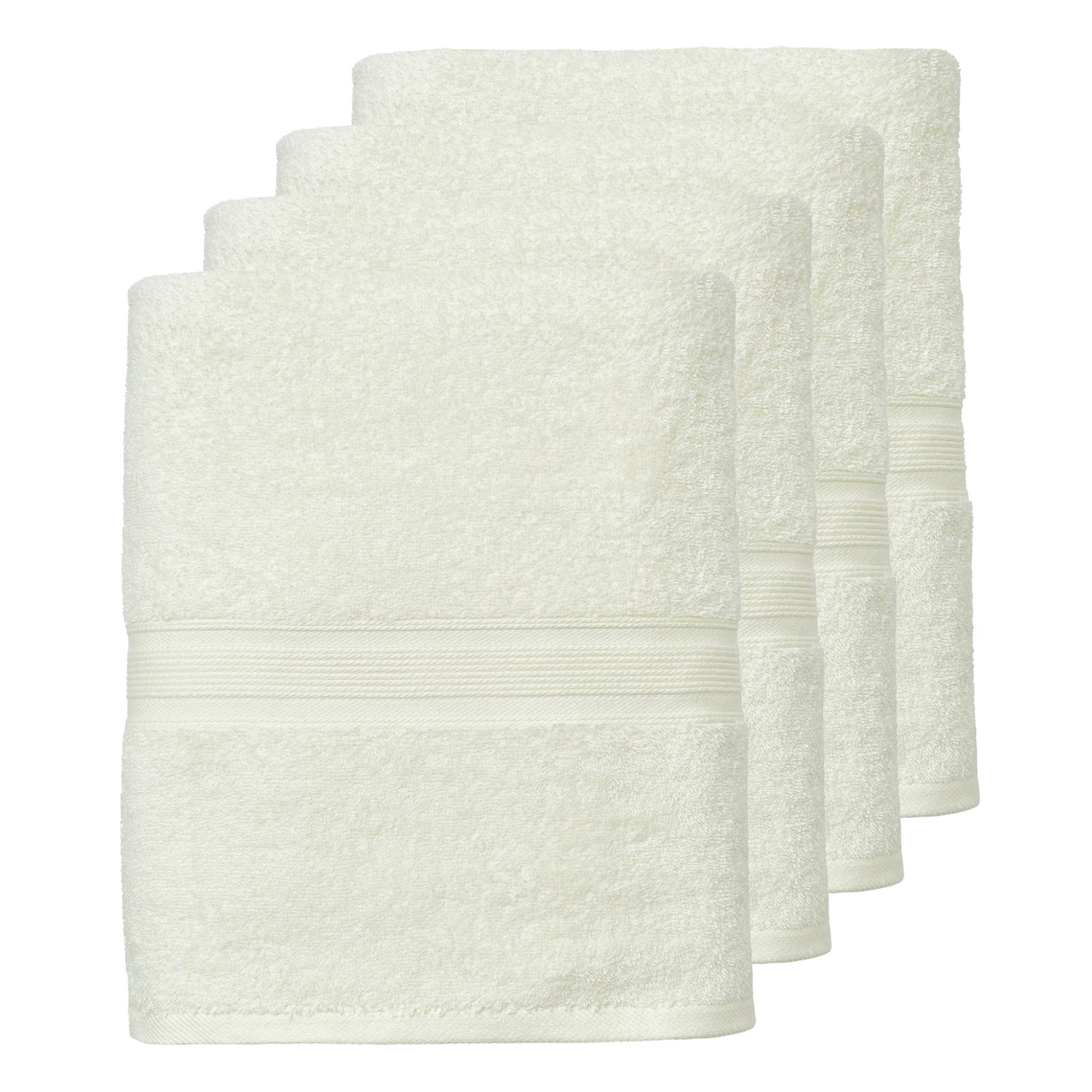 Handtücher von Leevitex – 4er Set, 100% Baumwolle, 50 x 100 cm, weich und saugfähig