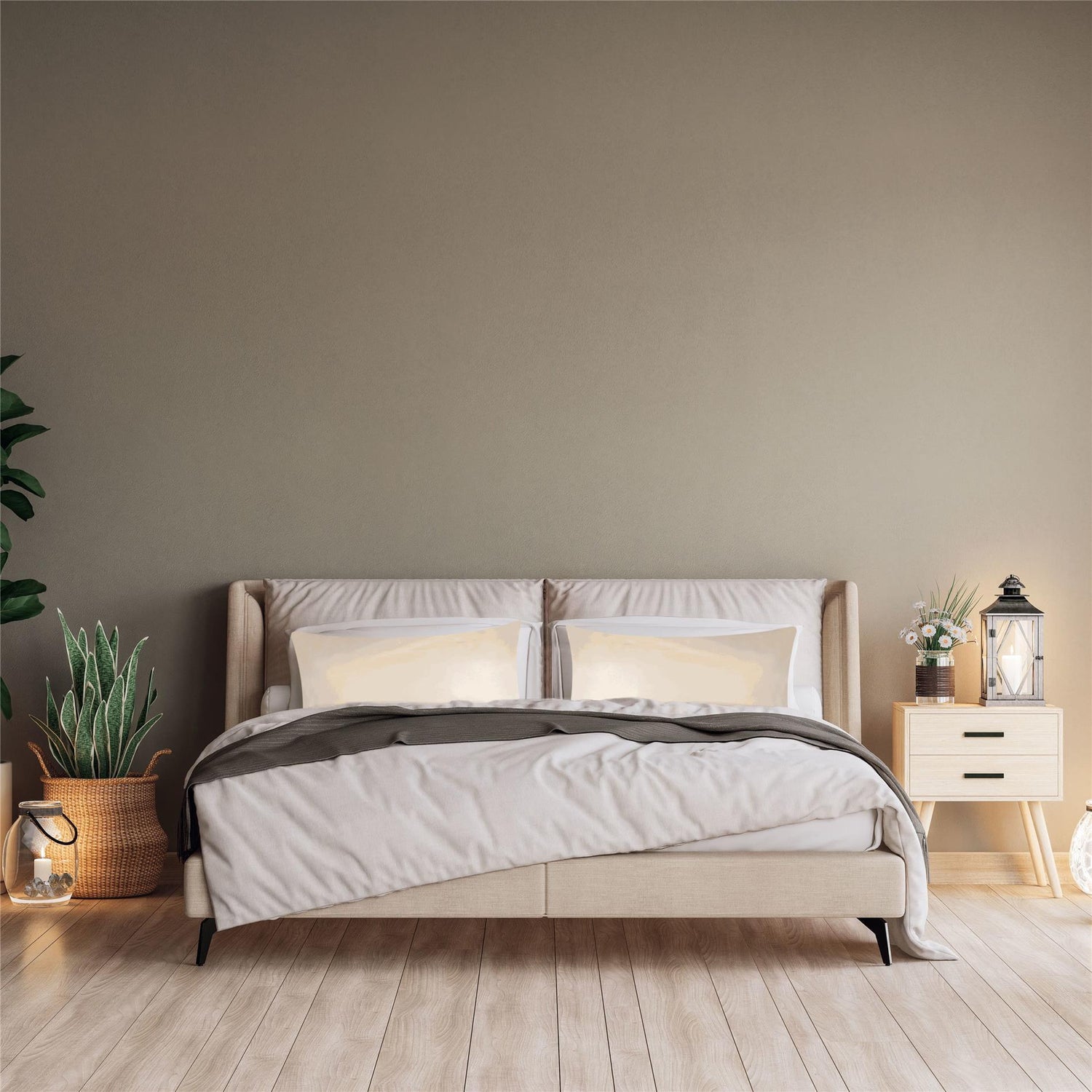 Kissenbezüge 2er Set 40x80 cm - 100% Baumwolle, stilvoll und gemütlich