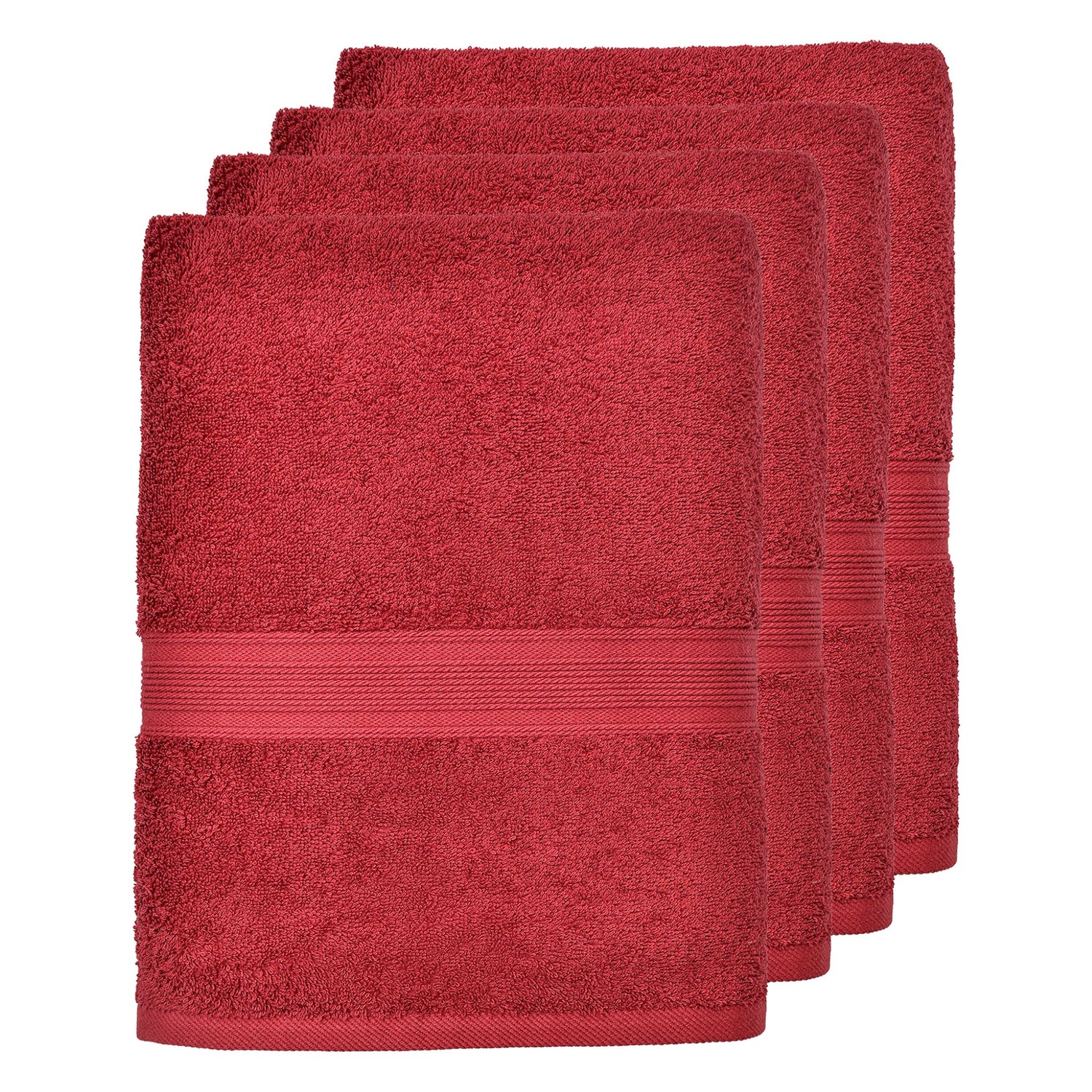 Handtücher von Leevitex – 4er Set, 100% Baumwolle, 50 x 100 cm, weich und saugfähig