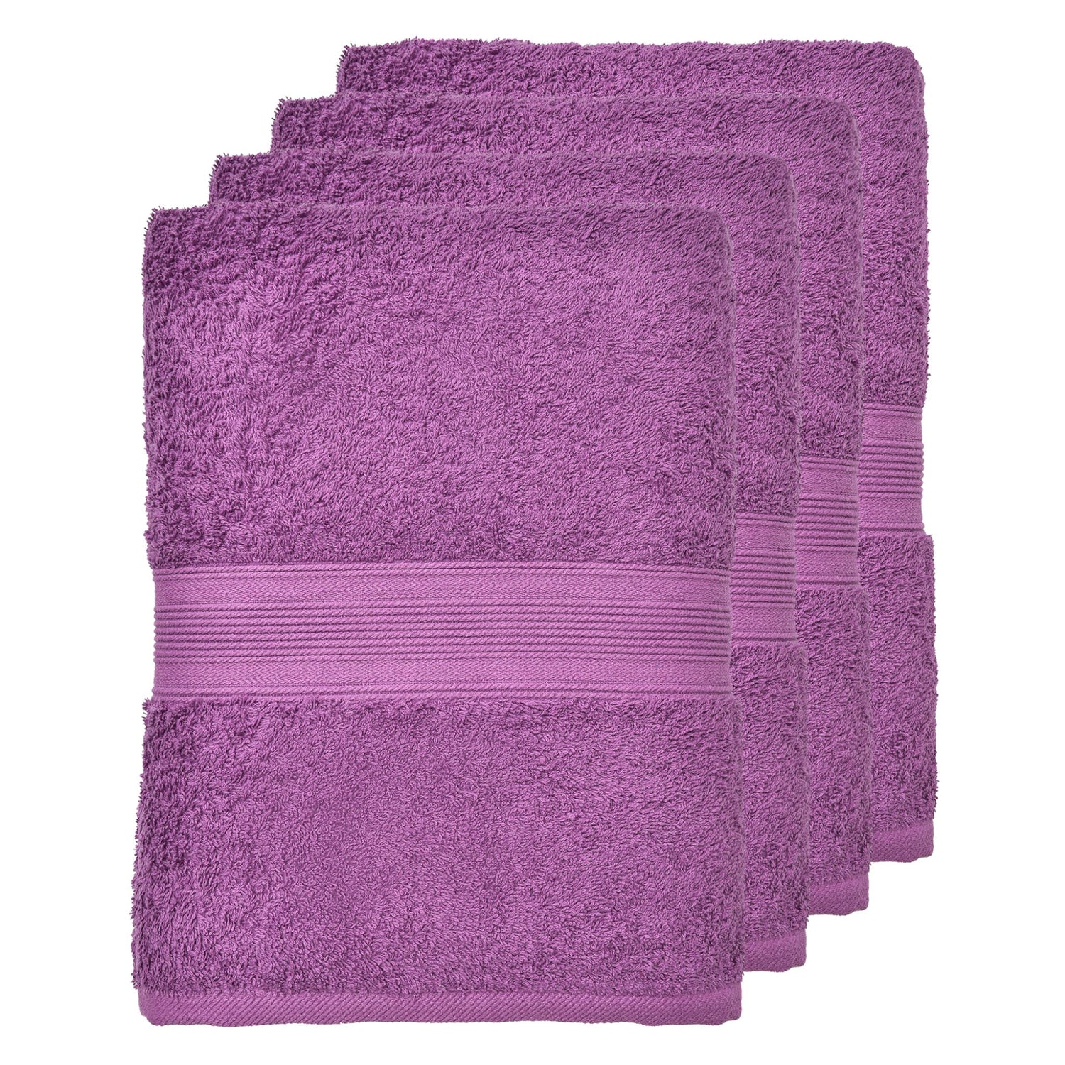 Handtücher von Leevitex – 4er Set, 100% Baumwolle, 50 x 100 cm, weich und saugfähig