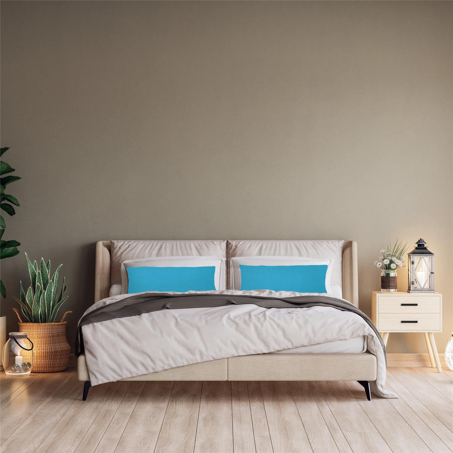 Kissenbezüge 2er Set 40x80 cm - 100% Baumwolle, stilvoll und gemütlich