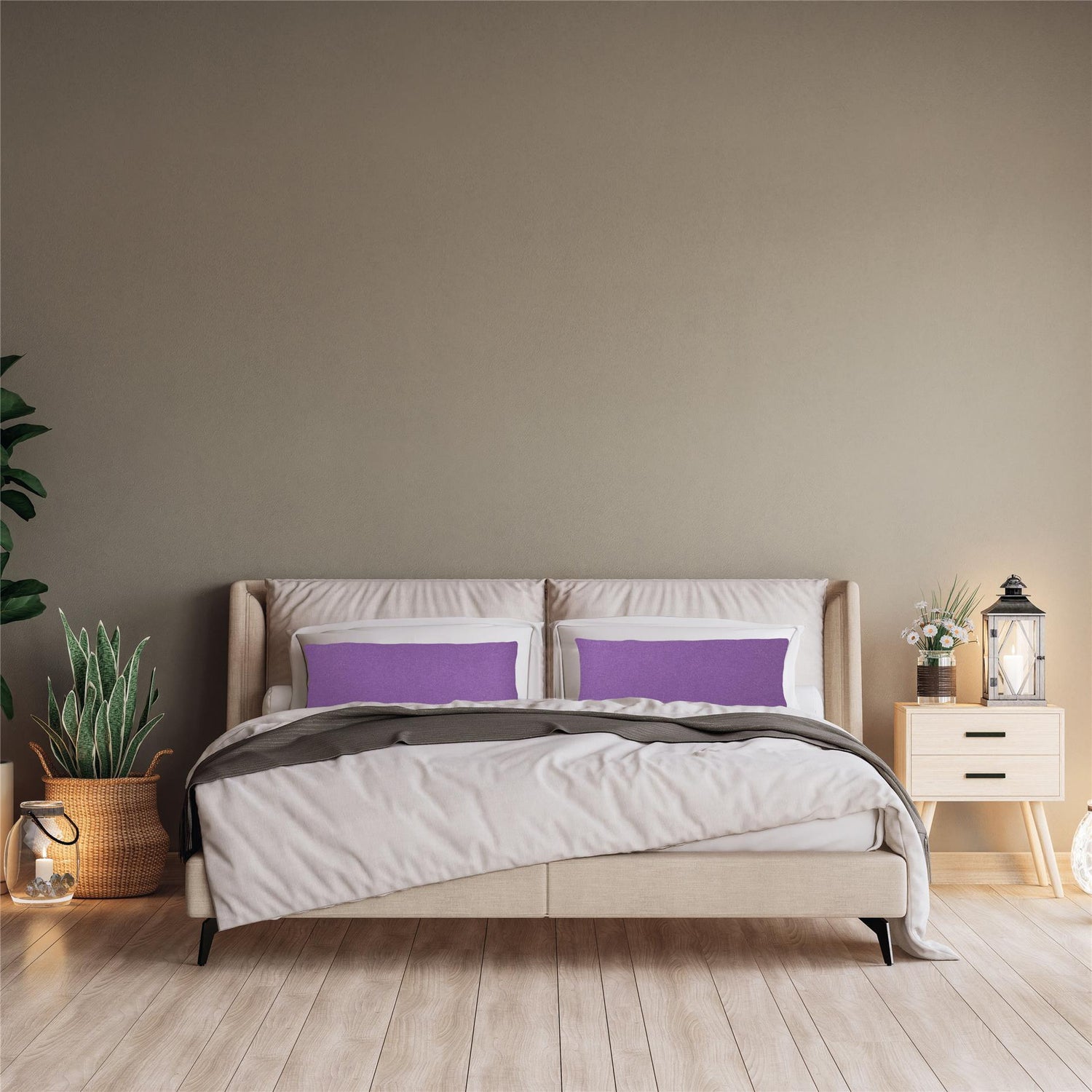 Kissenbezüge 2er Set 40x60 cm - 100% Baumwolle, stilvoll und gemütlich