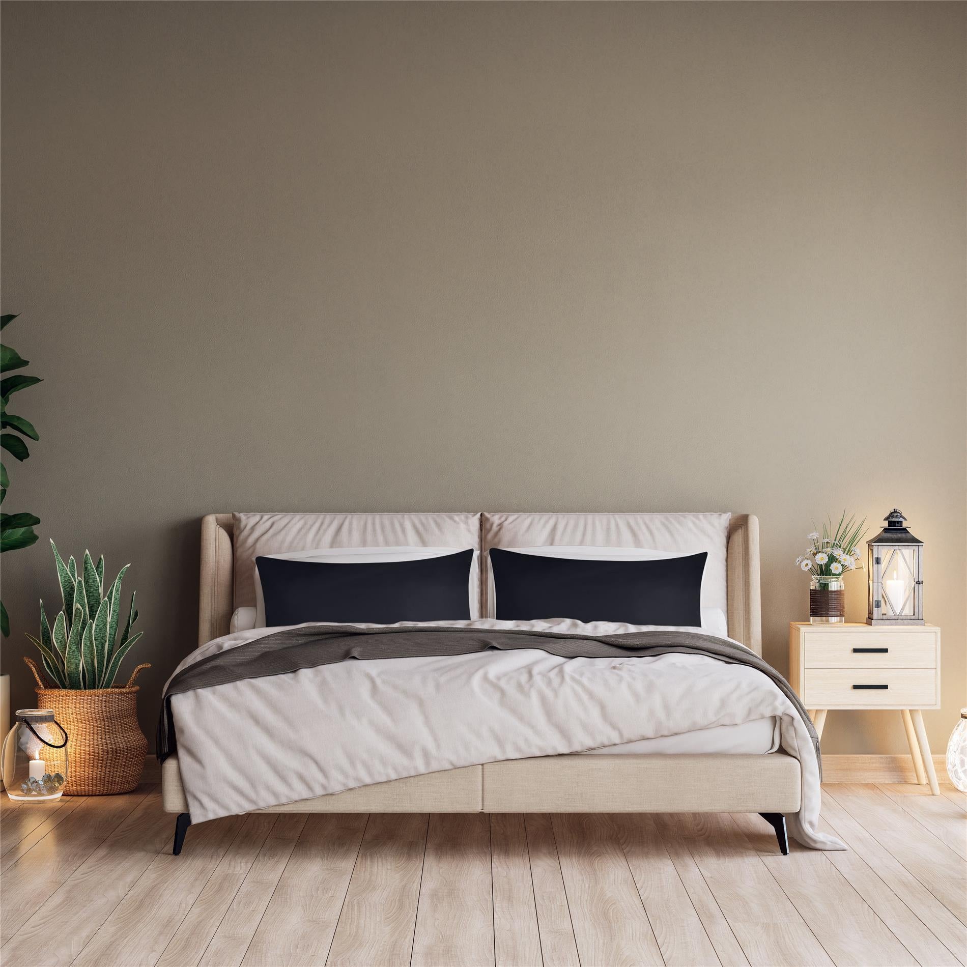 Kissenbezüge 2er Set 40x80 cm - 100% Baumwolle, stilvoll und gemütlich