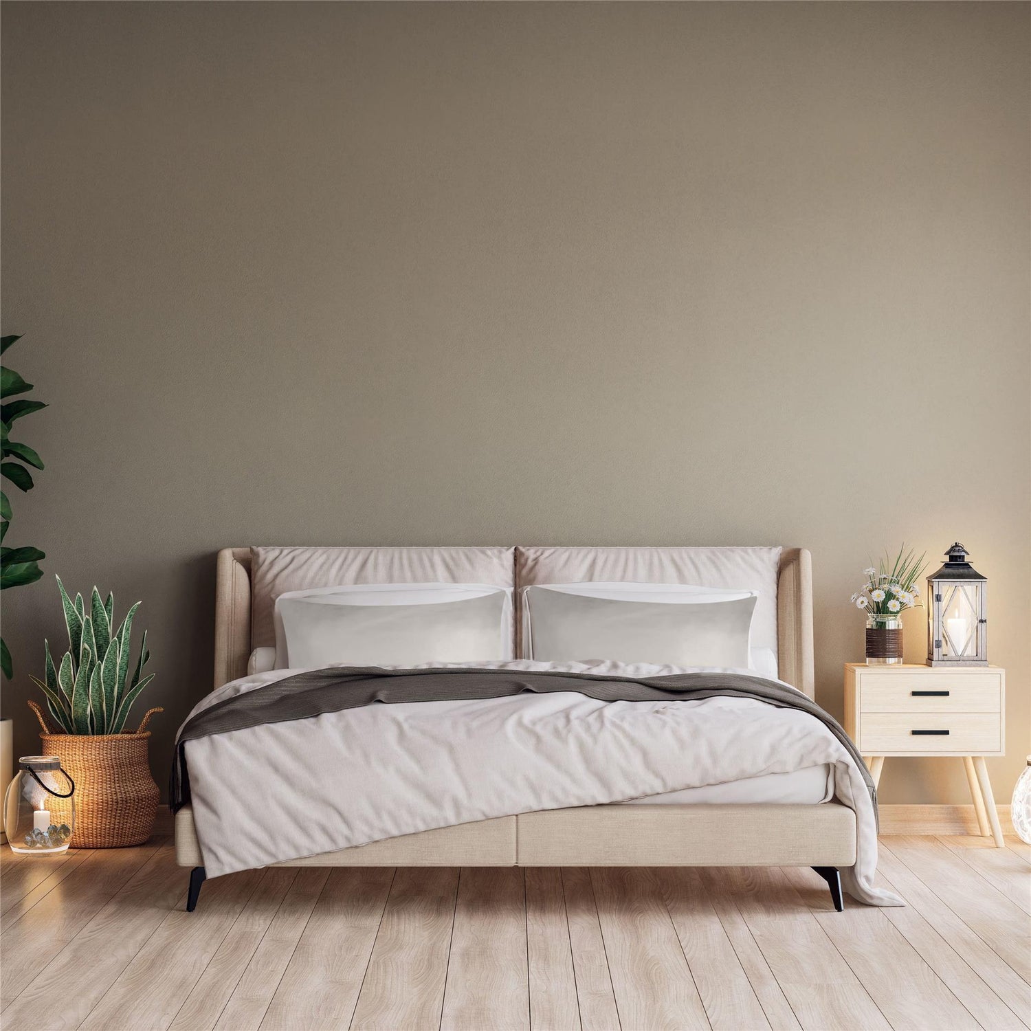 Kissenbezüge 2er Set 40x60 cm - 100% Baumwolle, stilvoll und gemütlich